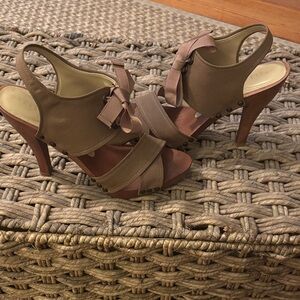 Stella McCartney Taupe Heeled Sandals